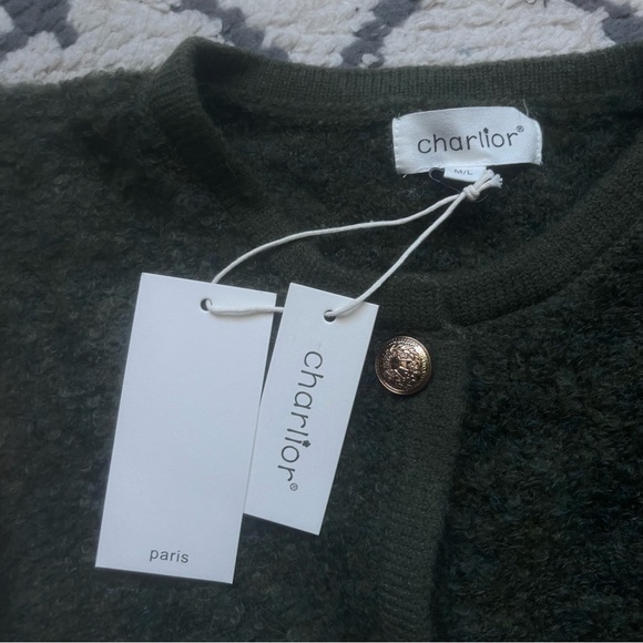 Green Chlo Cardigan - Picture 4 of 6